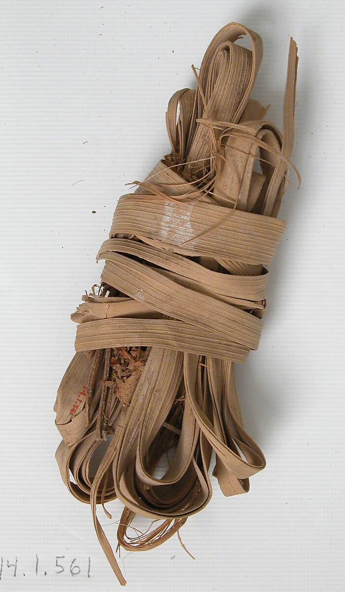 Twist of a Palm Leaf, Date palm fiber, Coptic 