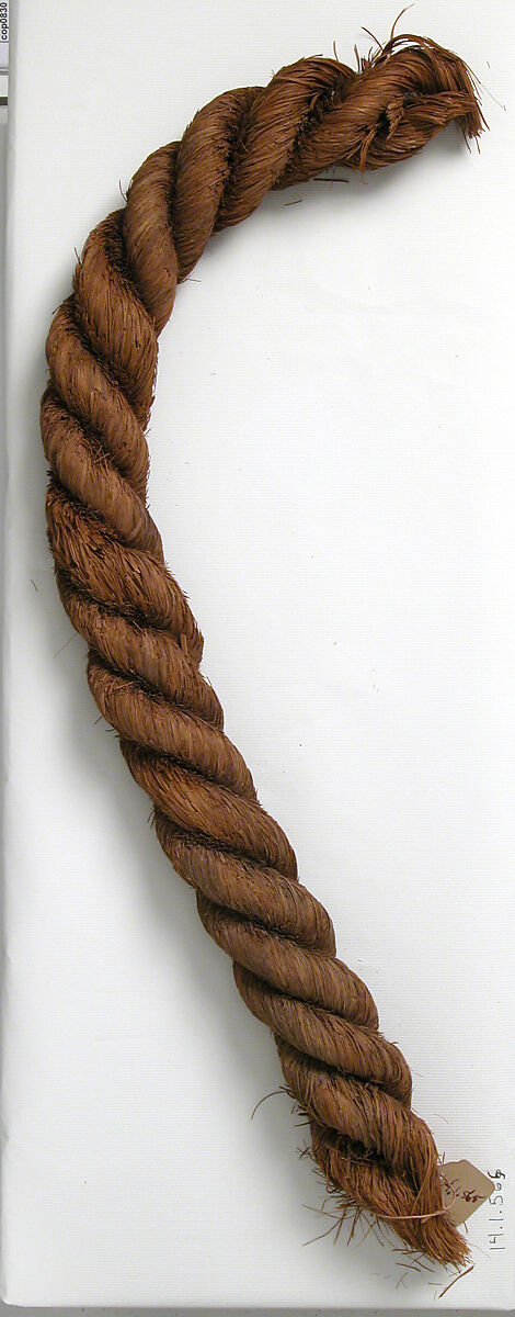 Rope Fragment, Halfa grass, Coptic 