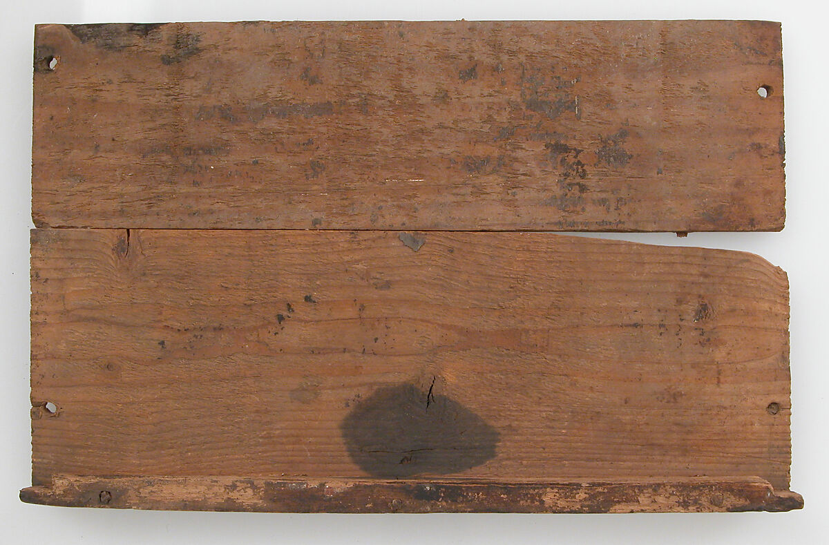 Box, Cedar with paint (see report by Prof. Record in file, "Woods, Indentification of"), Coptic