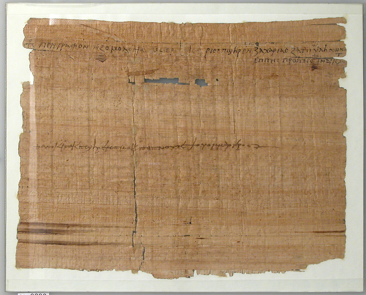 Papyrus, Papyrus and ink, Coptic