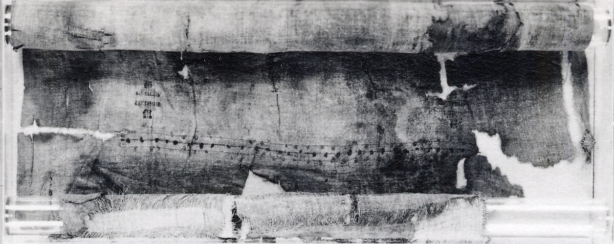 Sheet Fragment, Linen, wool, Coptic