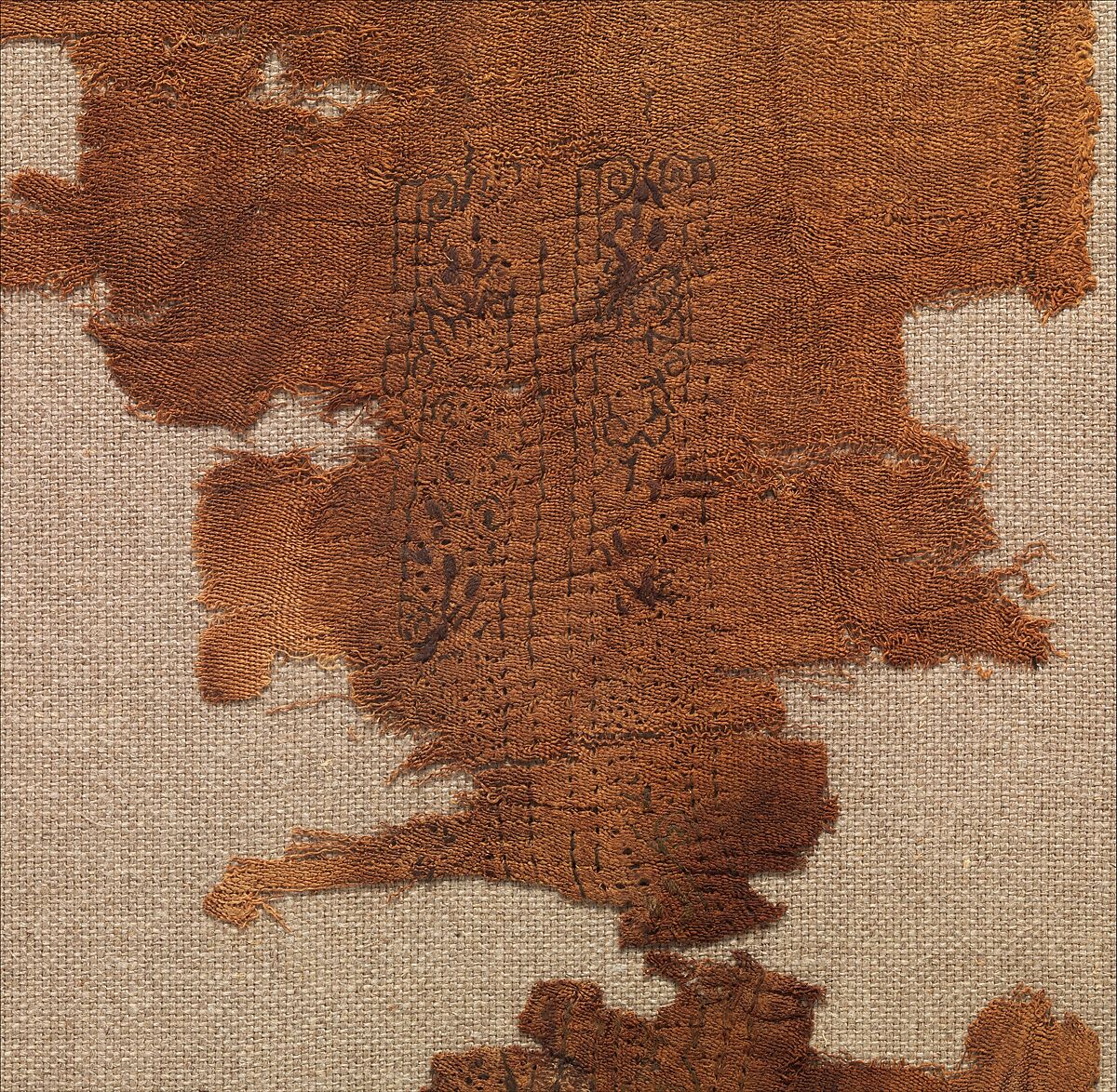 Dress Fragments, Linen, wool, Coptic