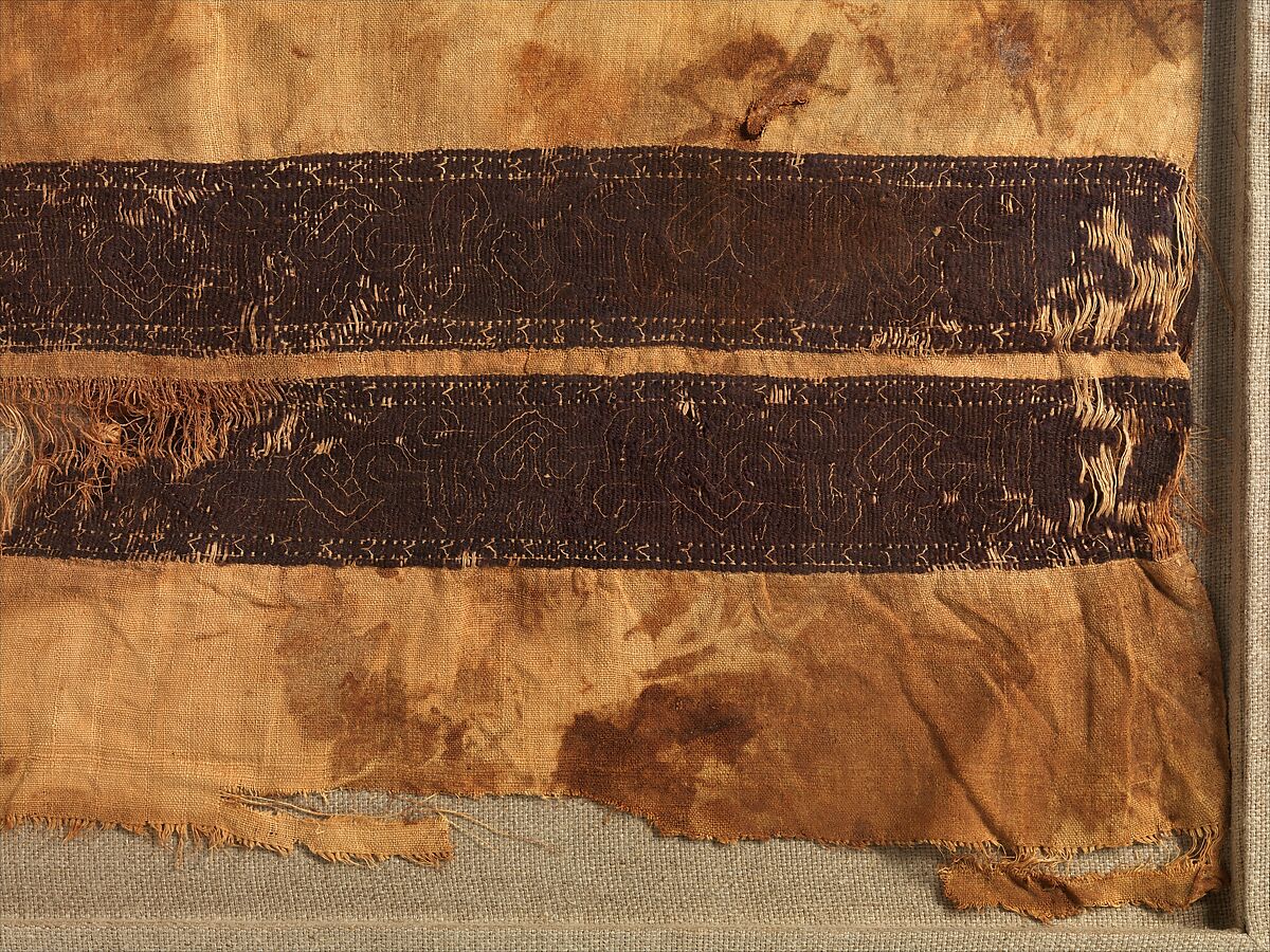 Dress Fragment, Linen, wool, Coptic