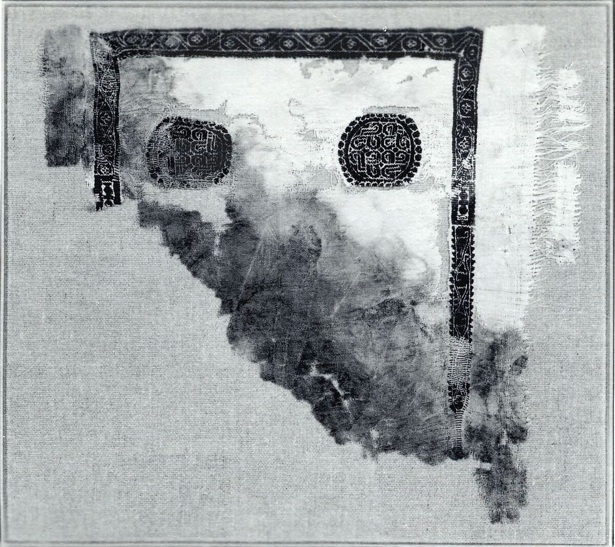 Dress Fragment, Linen, wool, Coptic 