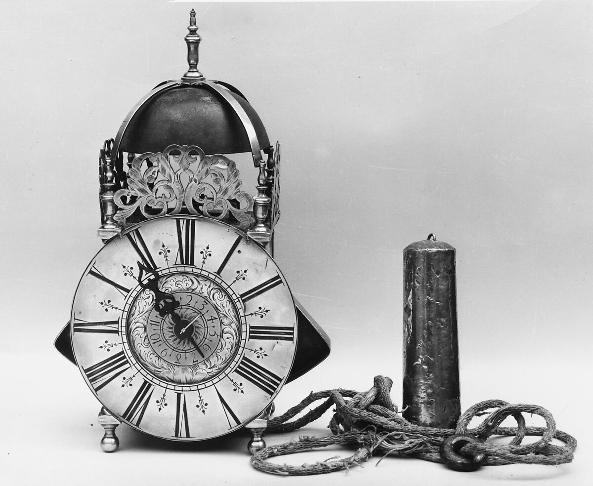 Lantern clock, Brass