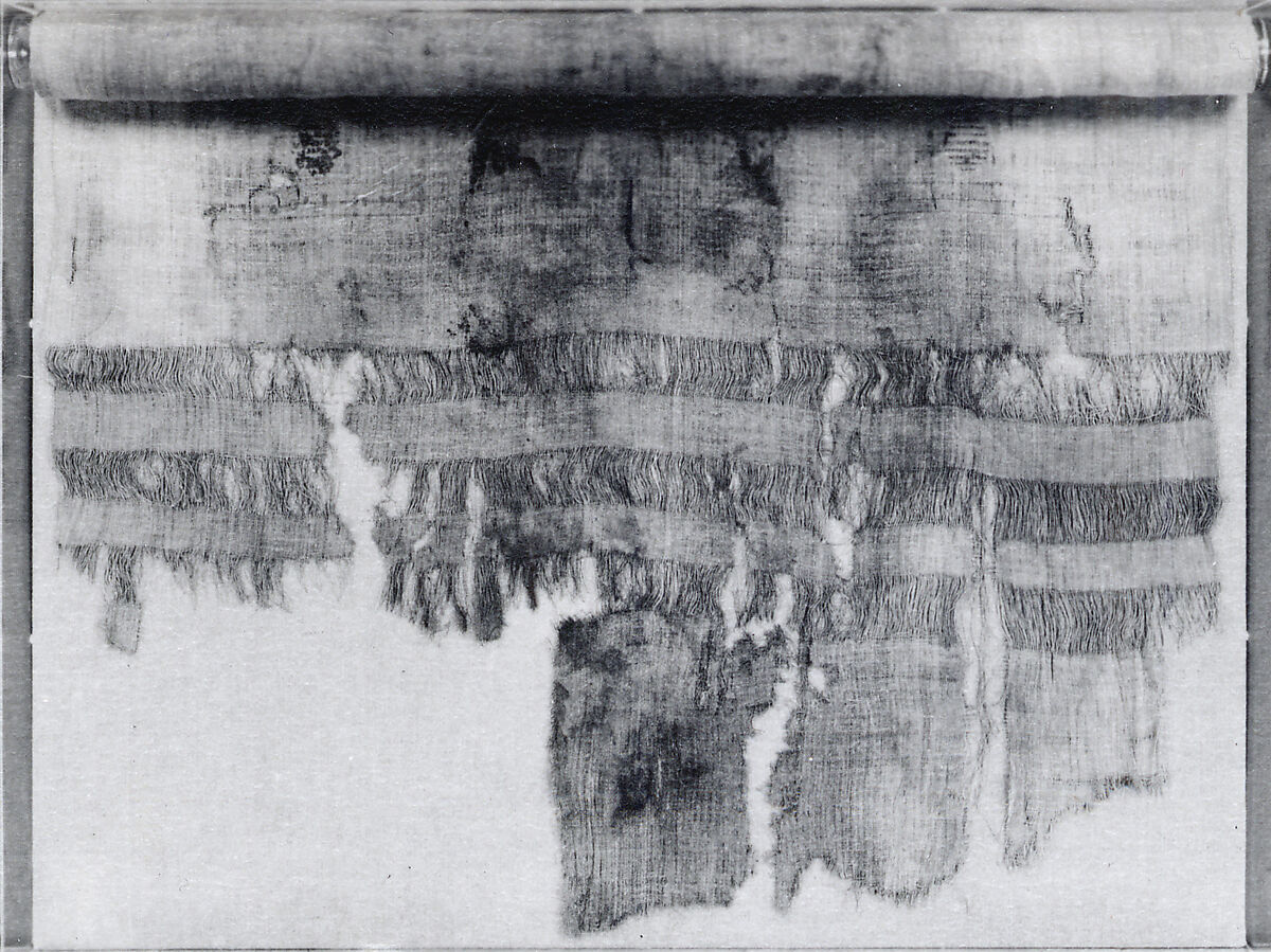 Sheet Fragment, Linen, wool, Coptic