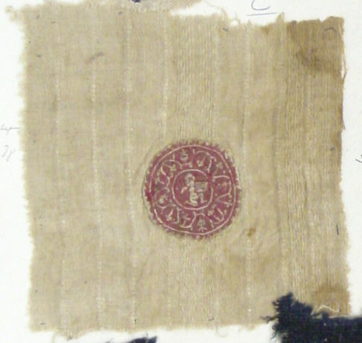 Textile Fragment, Linen, wool, Coptic 