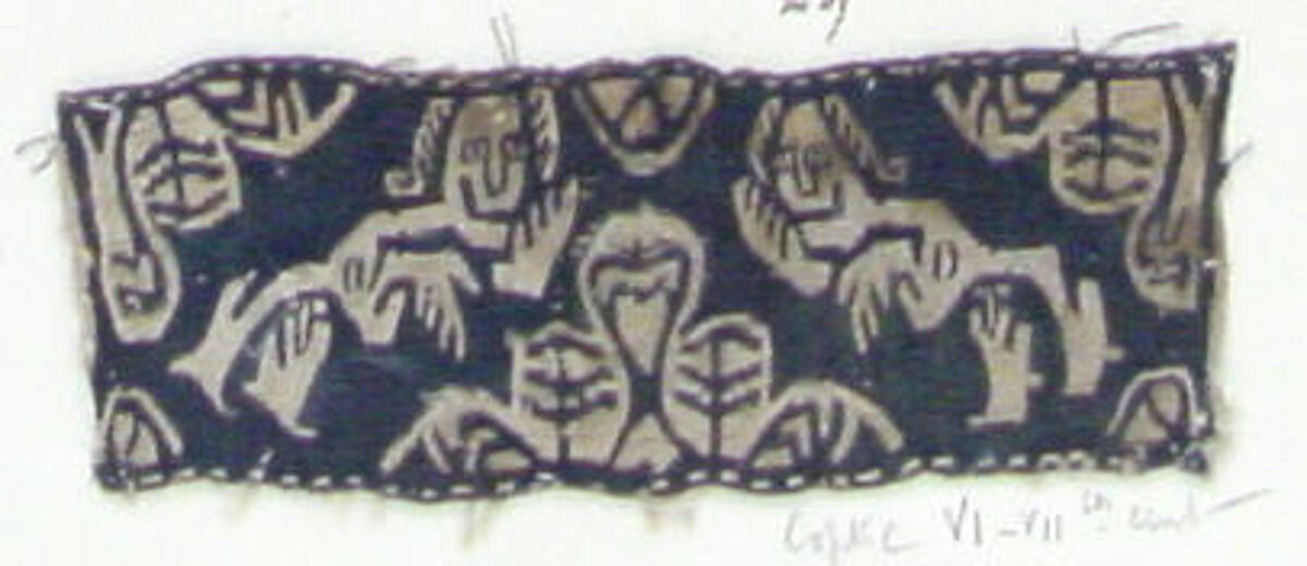 Textile Fragment, Linen, wool, Coptic 