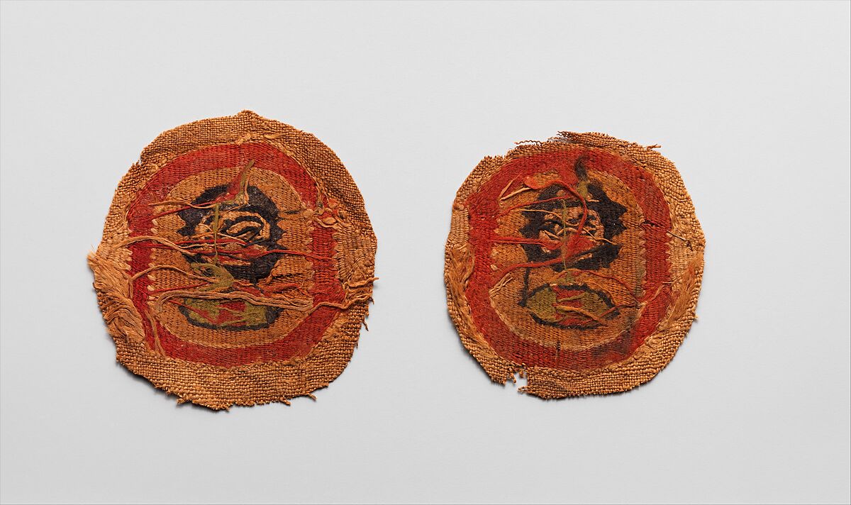 Textile Fragment, Linen, wool, Coptic