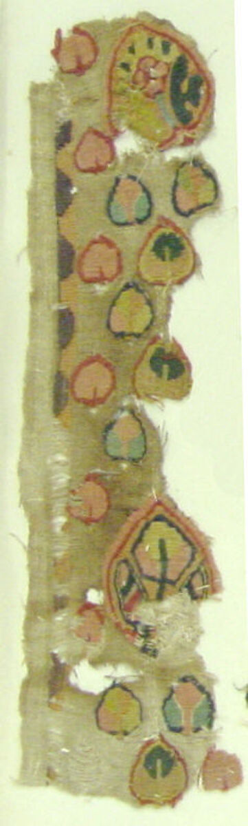 Textile Fragment, Linen, wool, Coptic 