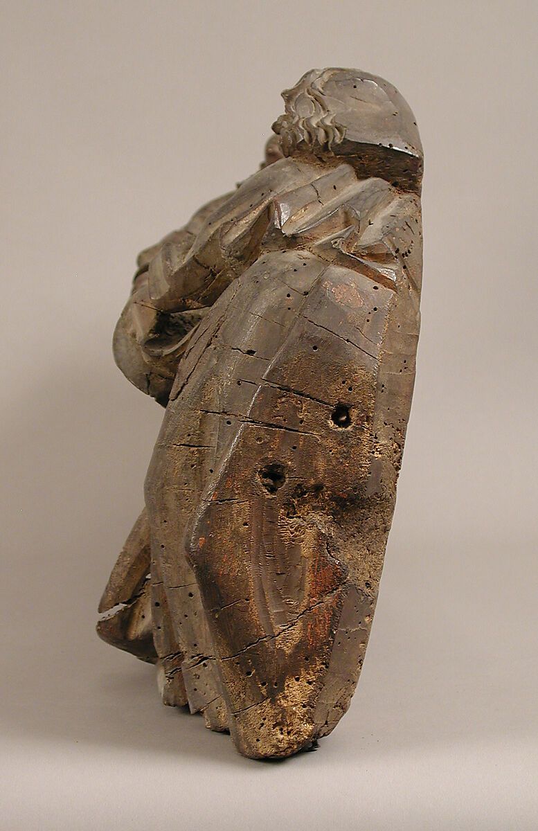 Two Angels Holding a Shroud, Wood, German