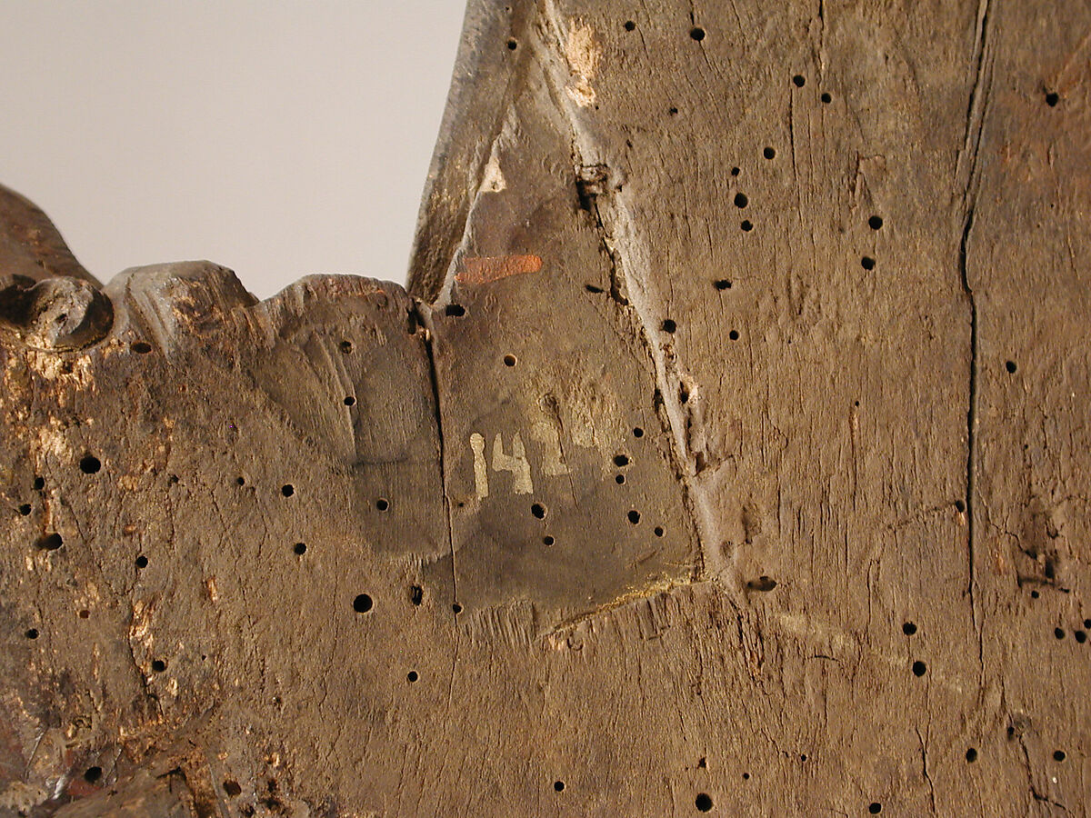 Two Angels Holding a Shroud, Wood, German