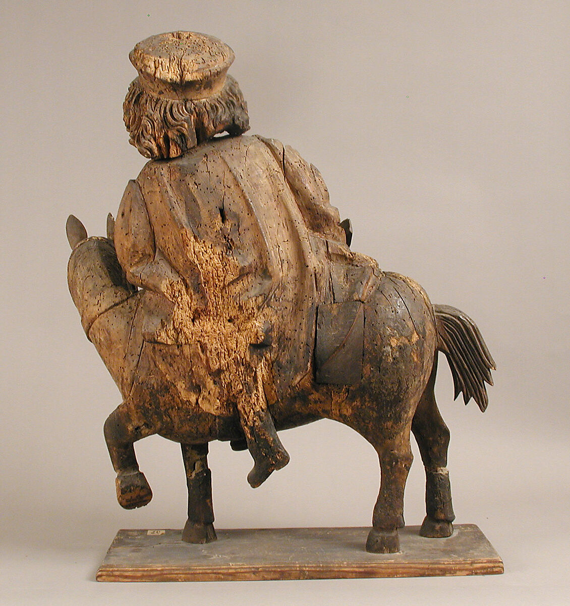 Saint Martin, Wood with traces of polychromy, German