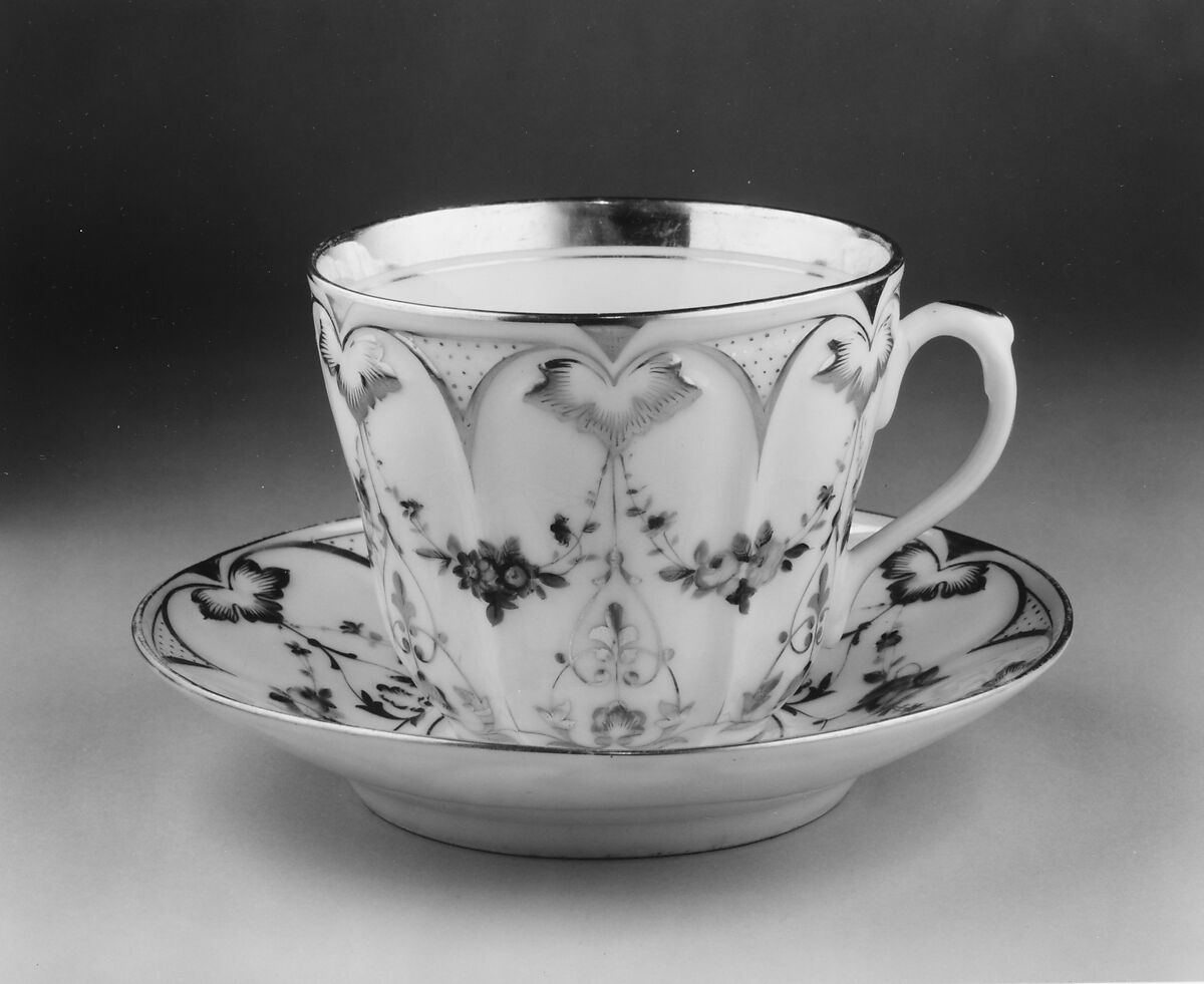 Cup, Attributed to Charles Cartlidge and Company (1848–1856), Porcelain, American