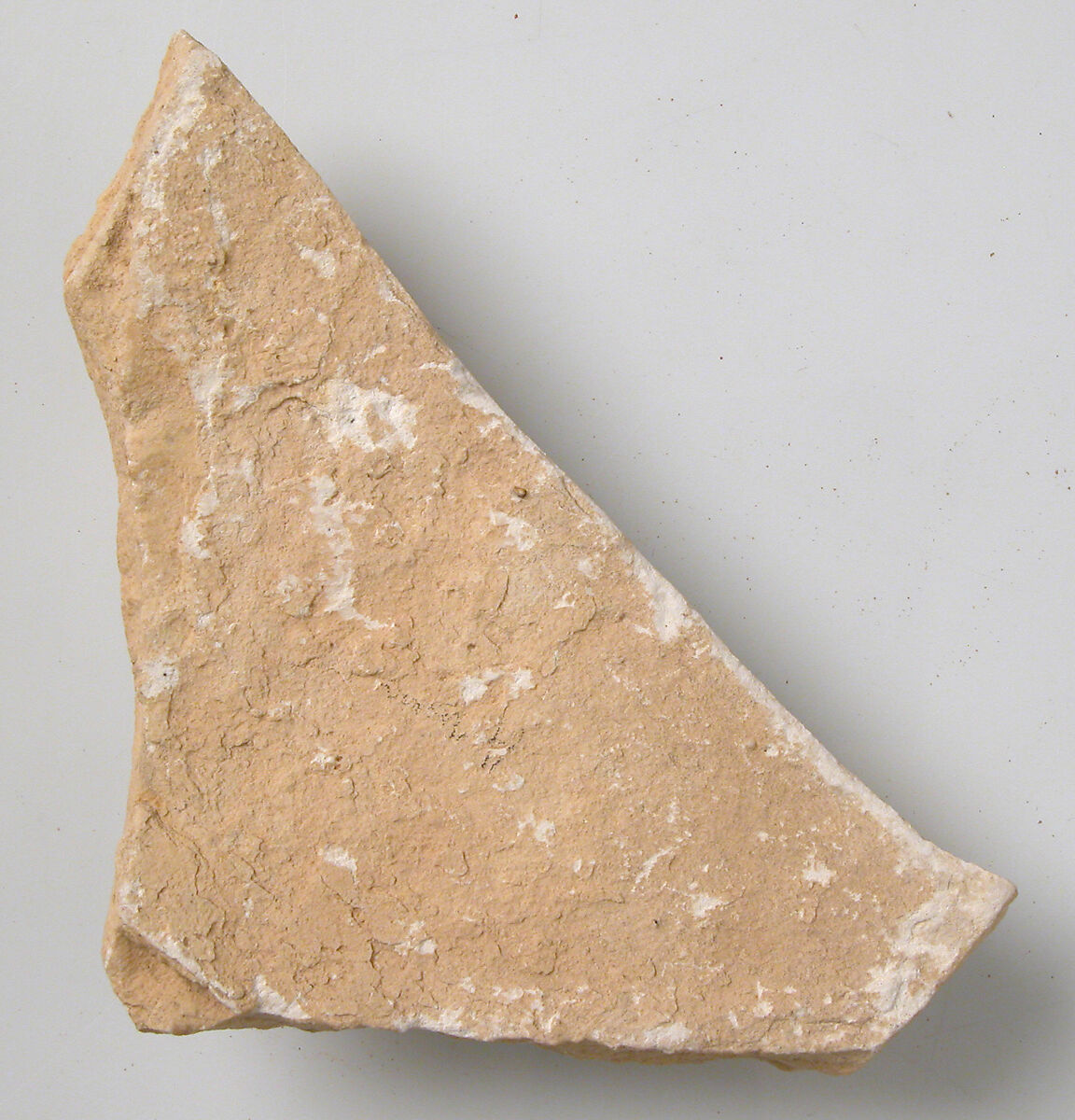 Vessel Fragment, Limestone, Coptic