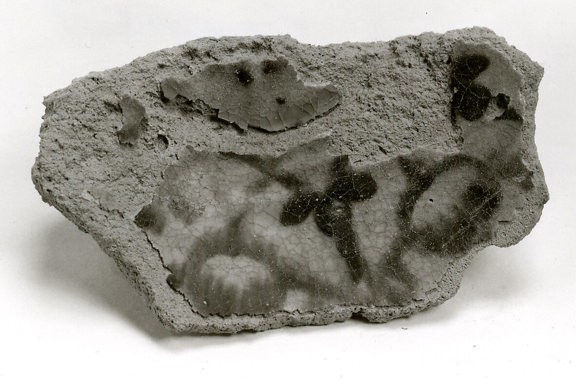 Vessel Fragment, Earthenware, glazed, Coptic