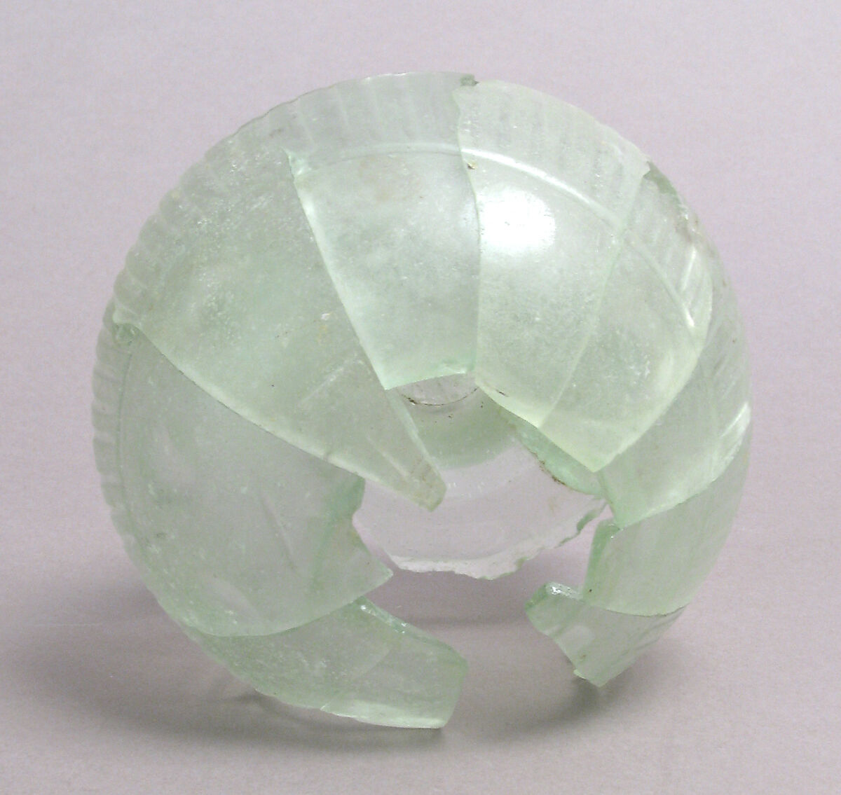 Jar, Glass (green), Coptic