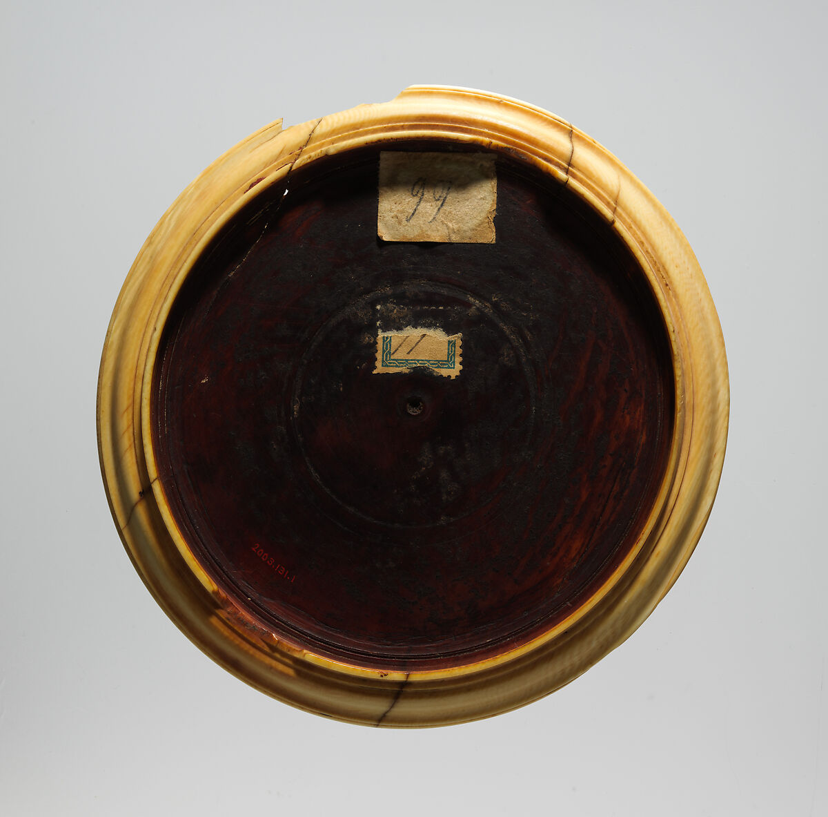 Roundel with Scenes of the Attack on the Castle of Love, Elephant ivory, French