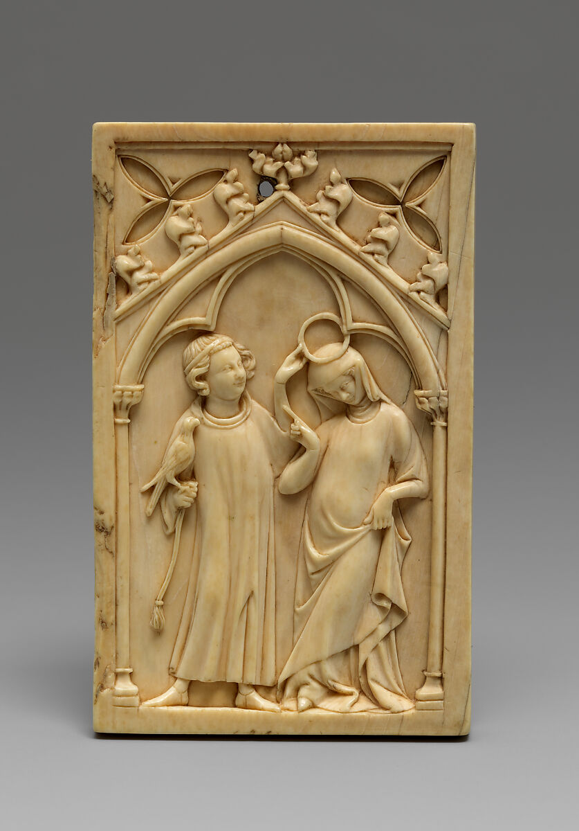 Cover of a Writing Tablet, Elephant ivory, French
