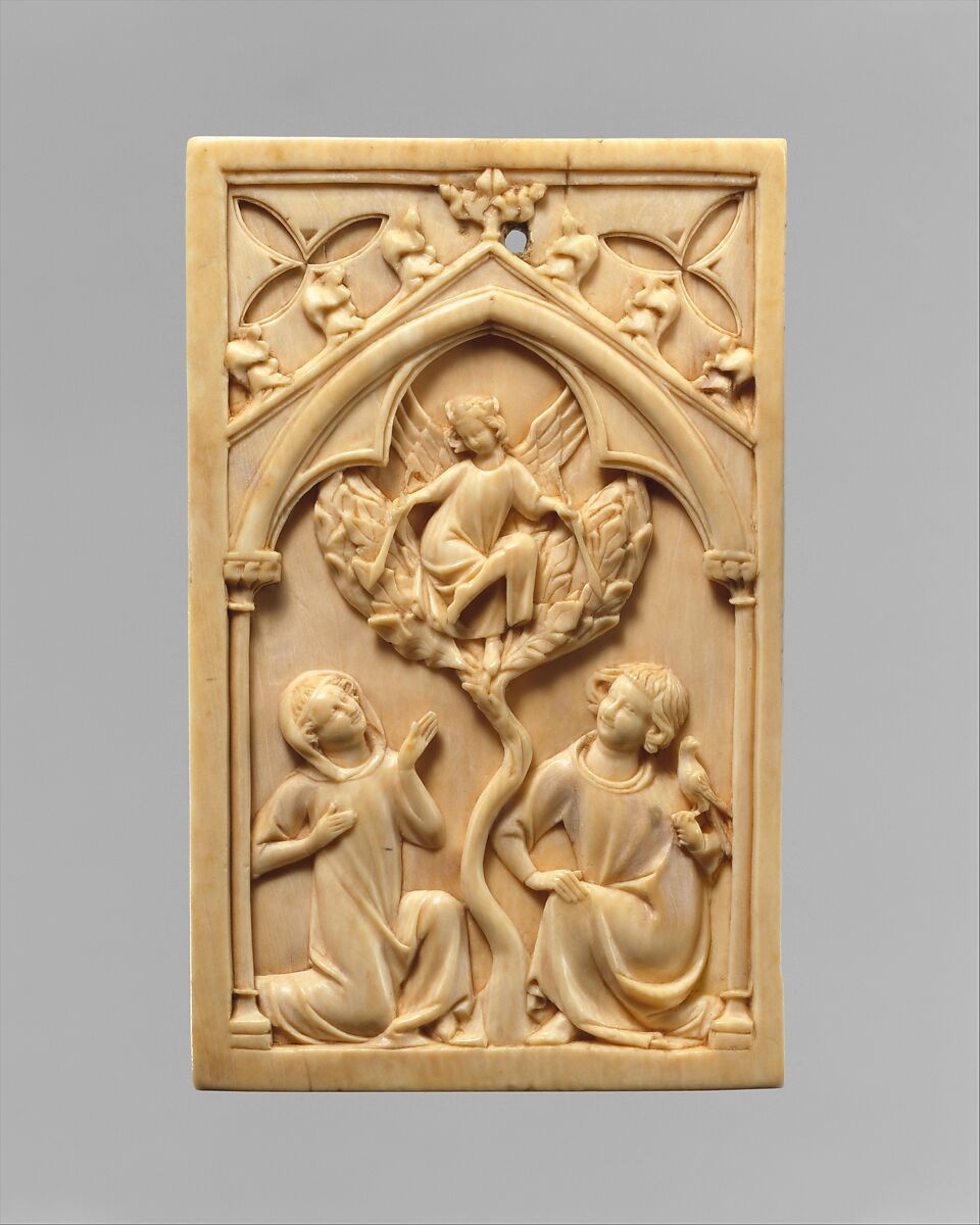 Cover of a Writing Tablet, Ivory, French 