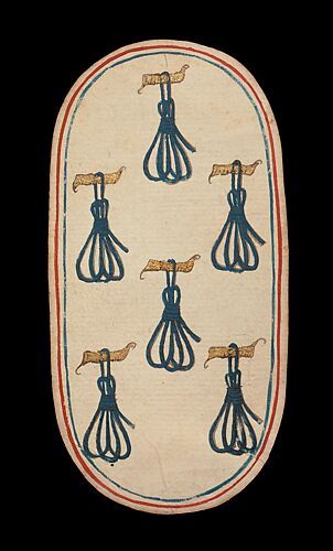 6 of Tethers, from The Cloisters Playing Cards