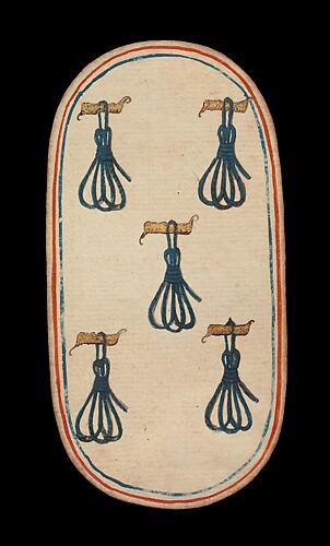 5 of Tethers, from The Cloisters Playing Cards