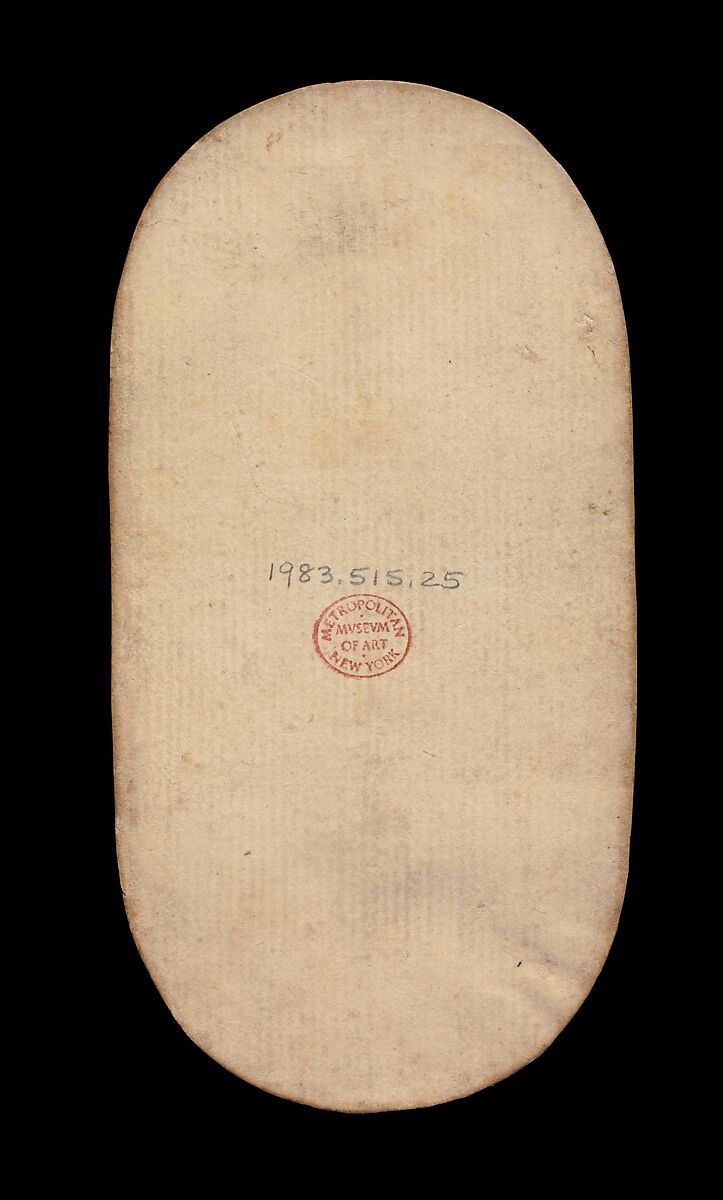 2 of Tethers, from The Cloisters Playing Cards, Paper (four layers of pasteboard) with pen and ink, opaque paint, glazes, and applied silver and gold, South Netherlandish