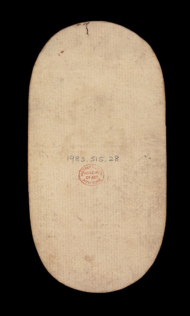 Queen of Collars, from The Cloisters Playing Cards, Paper (four layers of pasteboard) with pen and ink, opaque paint, glazes, and applied silver and gold, South Netherlandish