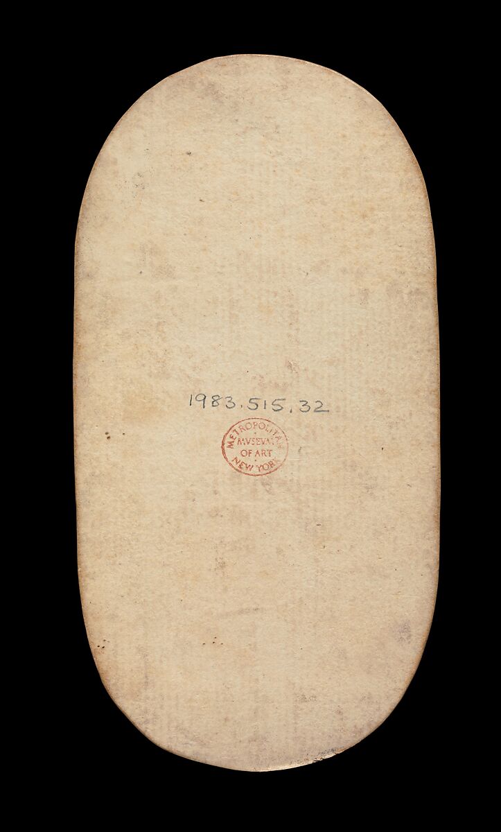 8 of Collars, from The Cloisters Playing Cards, Paper (four layers of pasteboard) with pen and ink, opaque paint, glazes, and applied silver and gold, South Netherlandish