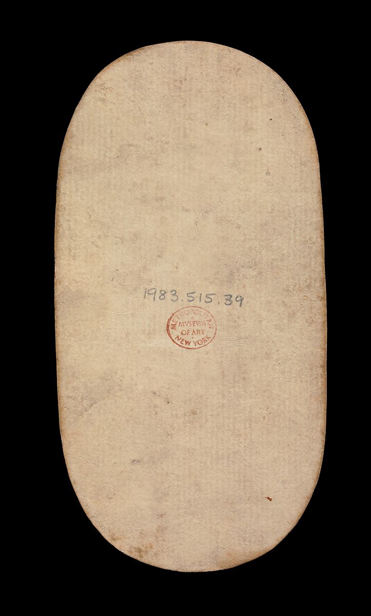 1 of Collars, from The Cloisters Playing Cards, Paper (four layers of pasteboard) with pen and ink, opaque paint, glazes, and applied silver and gold, South Netherlandish