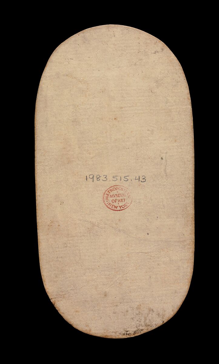 10 of Nooses, from The Cloisters Playing Cards, Paper (four layers of pasteboard) with pen and ink, opaque paint, glazes, and applied silver and gold, South Netherlandish