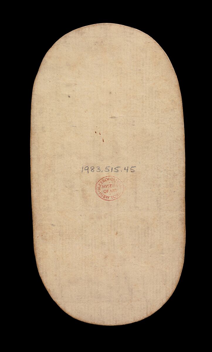 8 of Nooses, from The Cloisters Playing Cards, Paper (four layers of pasteboard) with pen and ink, opaque paint, glazes, and applied silver and gold, South Netherlandish