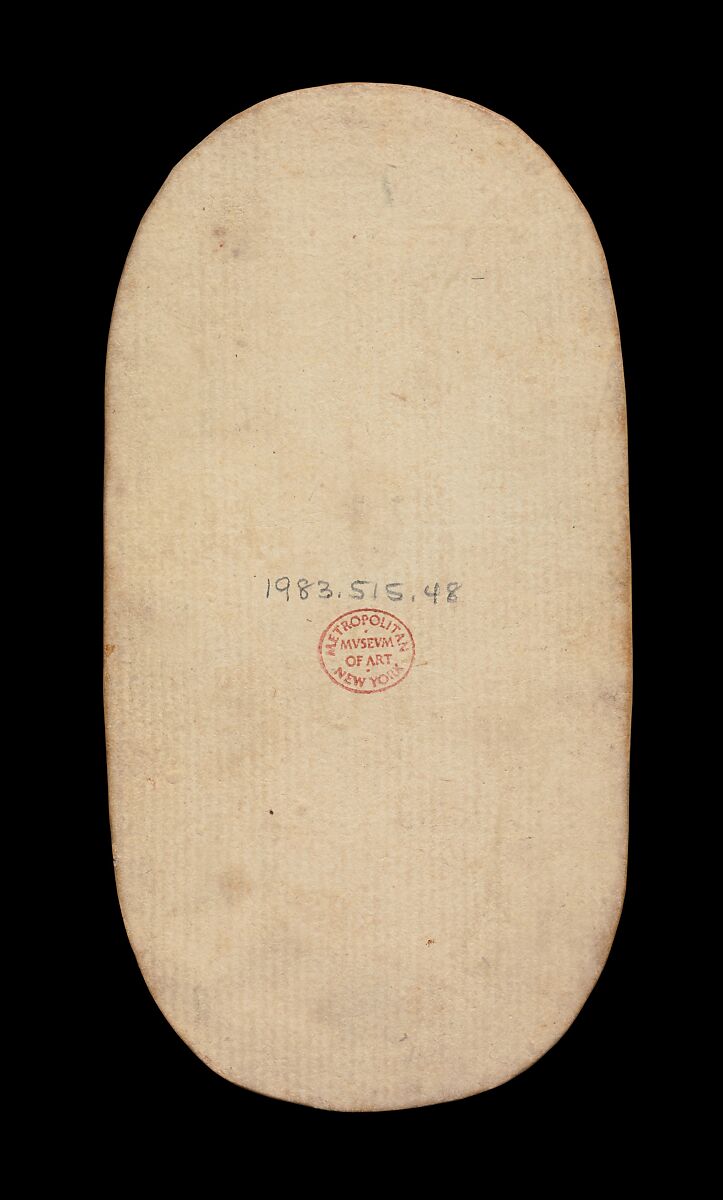 5 of Nooses, from The Cloisters Playing Cards, Paper (four layers of pasteboard) with pen and ink, opaque paint, glazes, and applied silver and gold, South Netherlandish