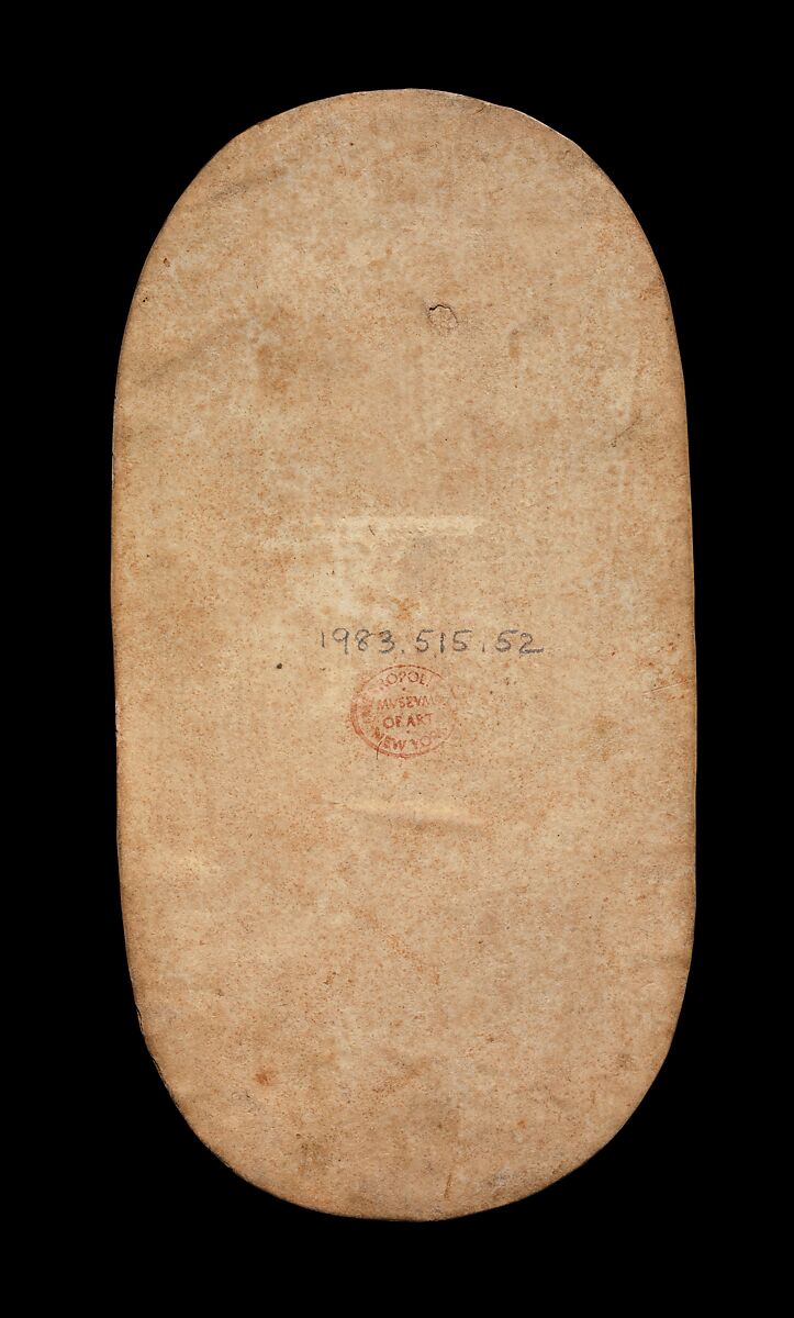 1 of Nooses, from The Cloisters Playing Cards, Paper (four layers of pasteboard) with pen and ink, opaque paint, glazes, and applied silver and gold, South Netherlandish