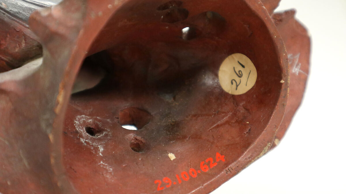 Ornament, Clay covered with glaze (Bizen ware, Imbe style), Japan