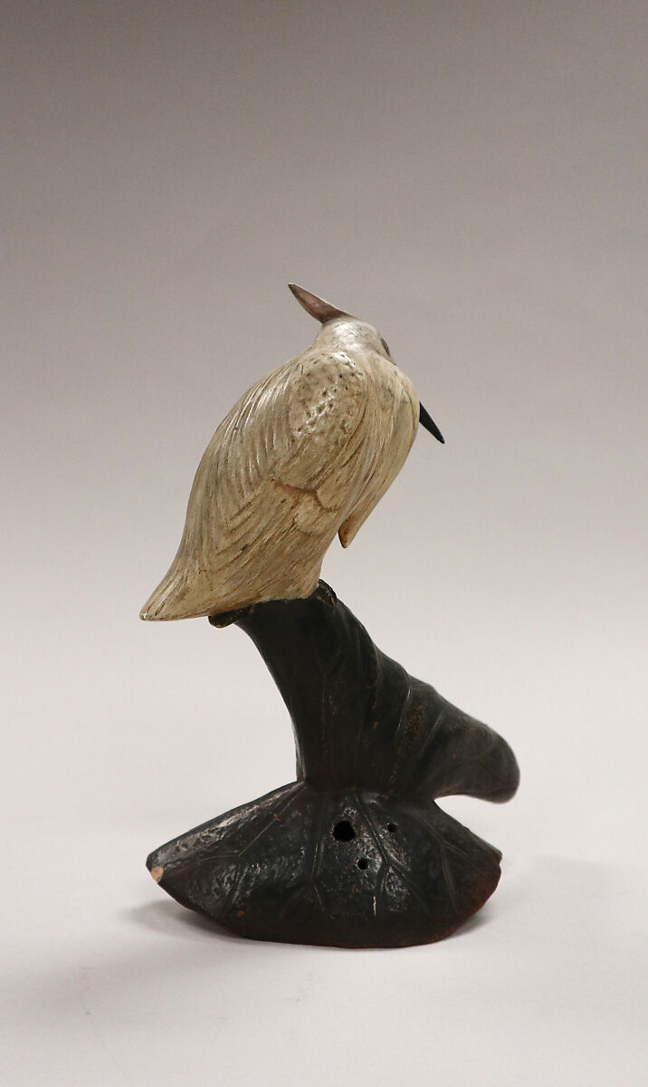 Ornament, Clay covered with glaze (Bizen ware, Imbe style), Japan