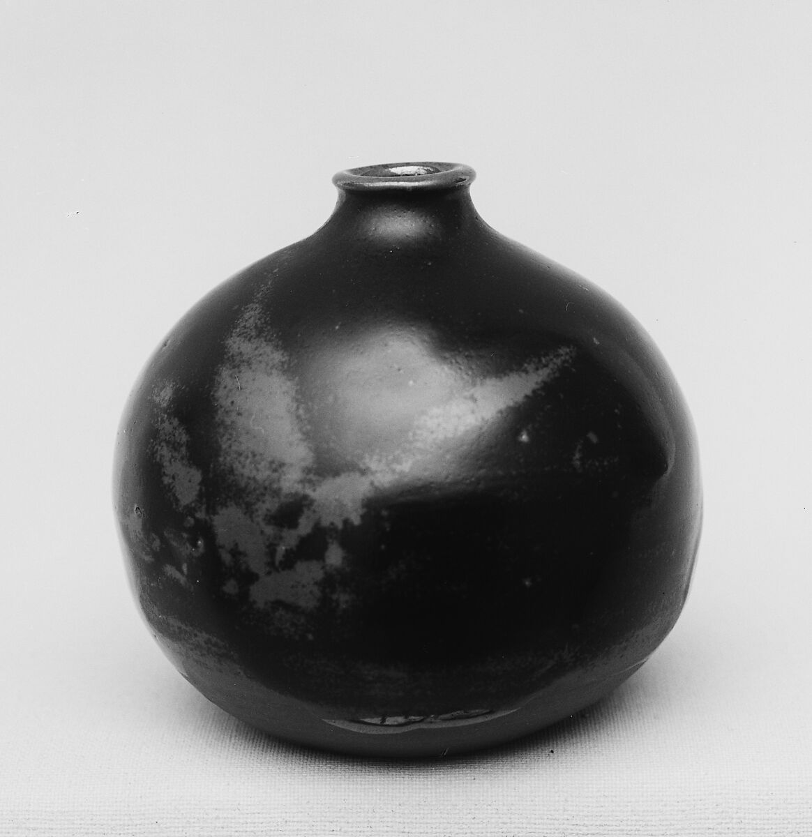 Bottle for Sweets, Clay covered with glaze (Takatori ware), Japan 