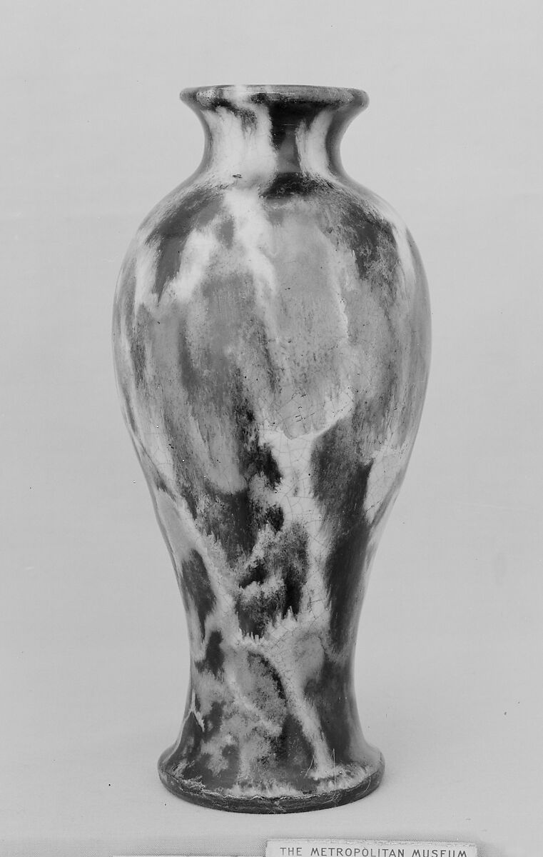 Small Vase, Clay covered with glaze (Seto ware), Japan 