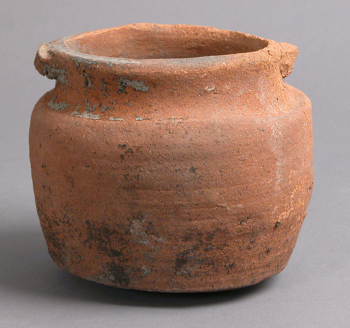 Pot, Earthenware, slip decoration, Coptic 