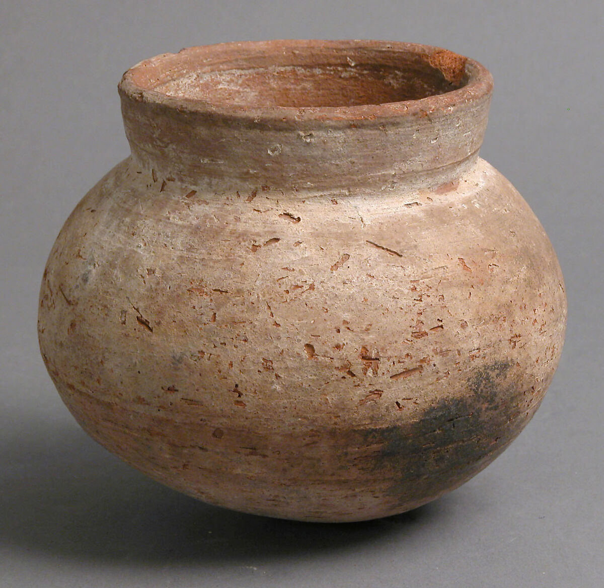 Pot, Earthenware, slip decoration, Coptic 