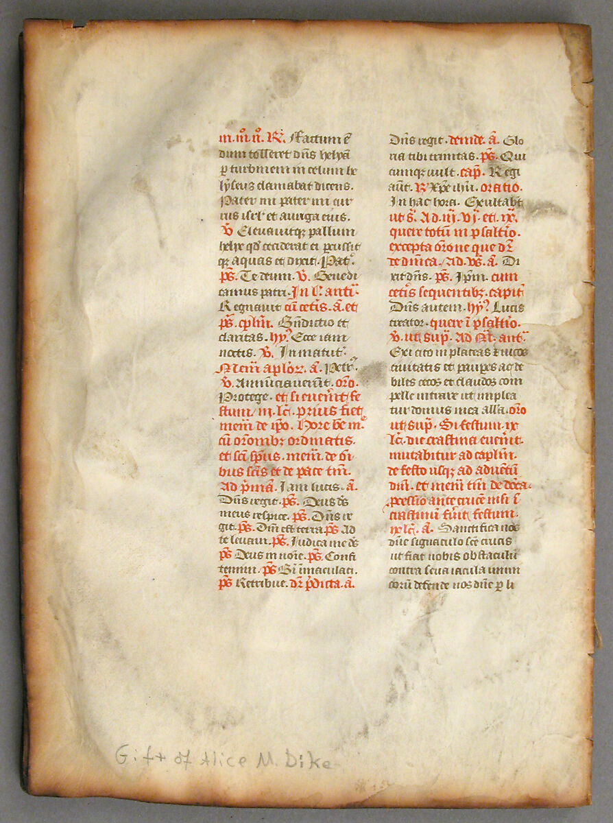 Leaves from a Missal, Ink and gold on parchment, Franco-Netherlandish