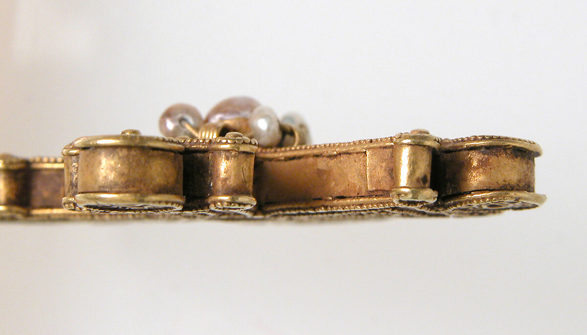 Cross with Pearls, Gold and pearls, Byzantine