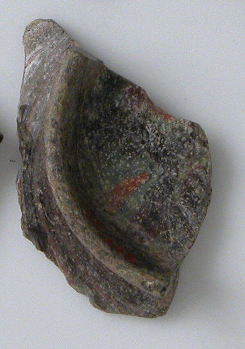 Glass Fragments from a Vessel, Glass, Coptic