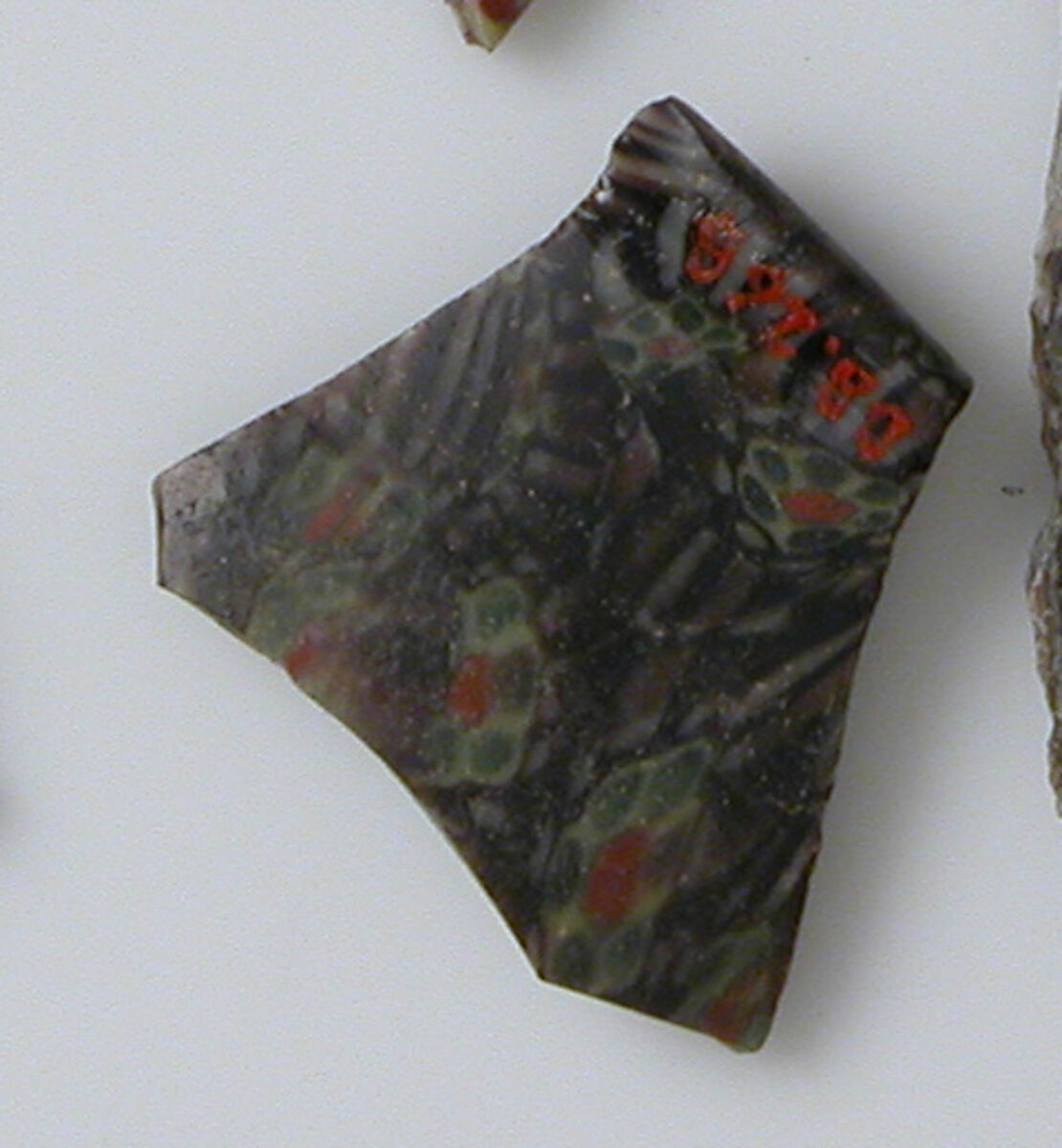 Glass Fragments from a Vessel, Glass, Coptic