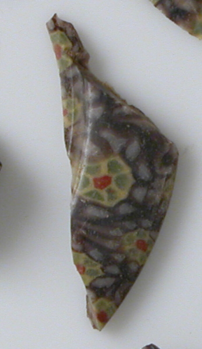 Glass Fragments from a Vessel, Glass, Coptic