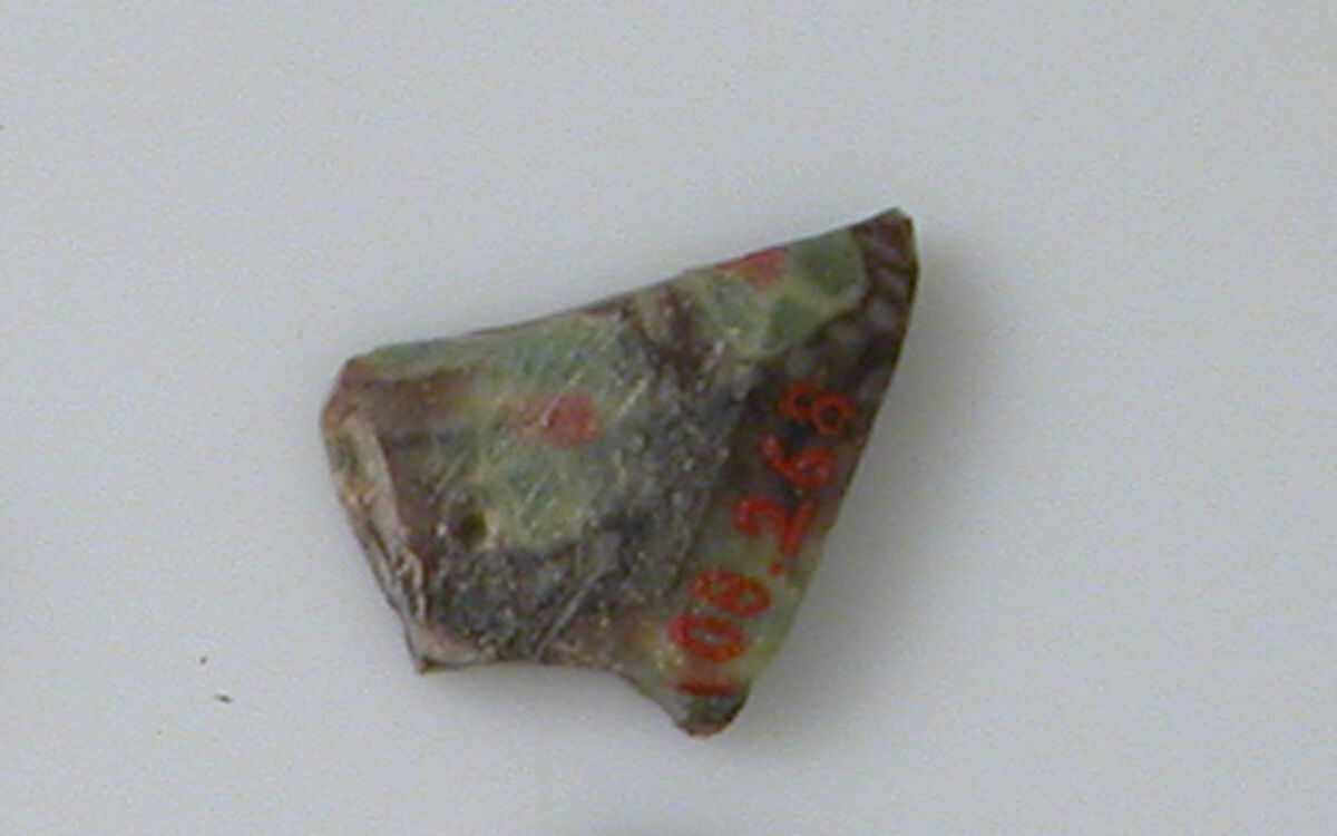 Glass Fragments from a Vessel, Glass, Coptic