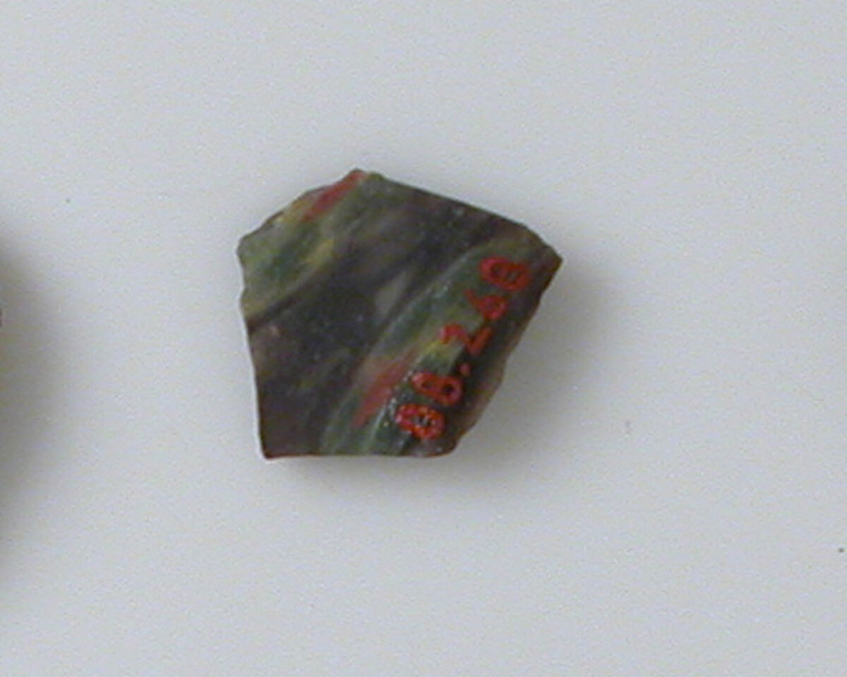 Glass Fragments from a Vessel, Glass, Coptic