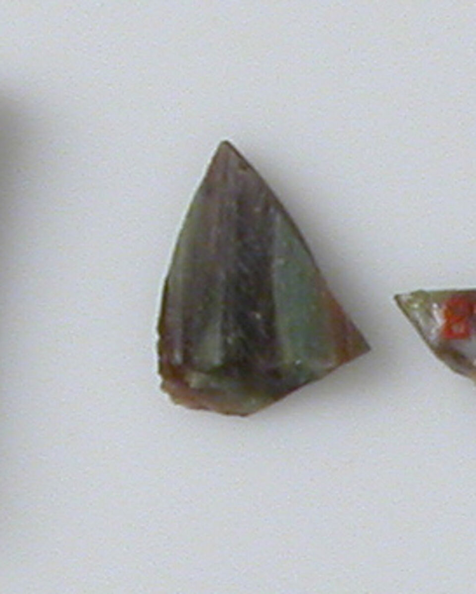 Glass Fragments from a Vessel, Glass, Coptic