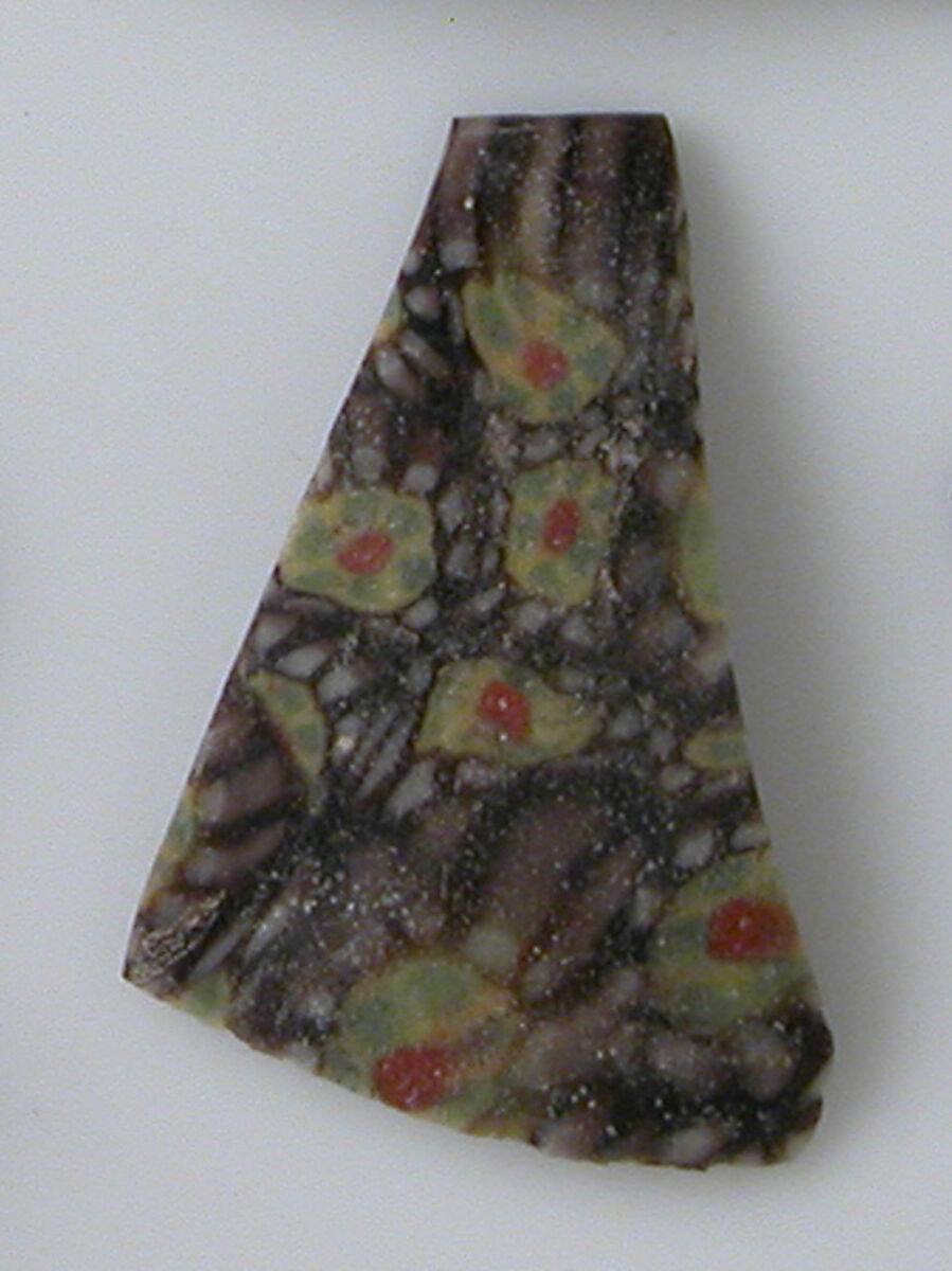 Glass Fragments from a Vessel, Glass, Coptic