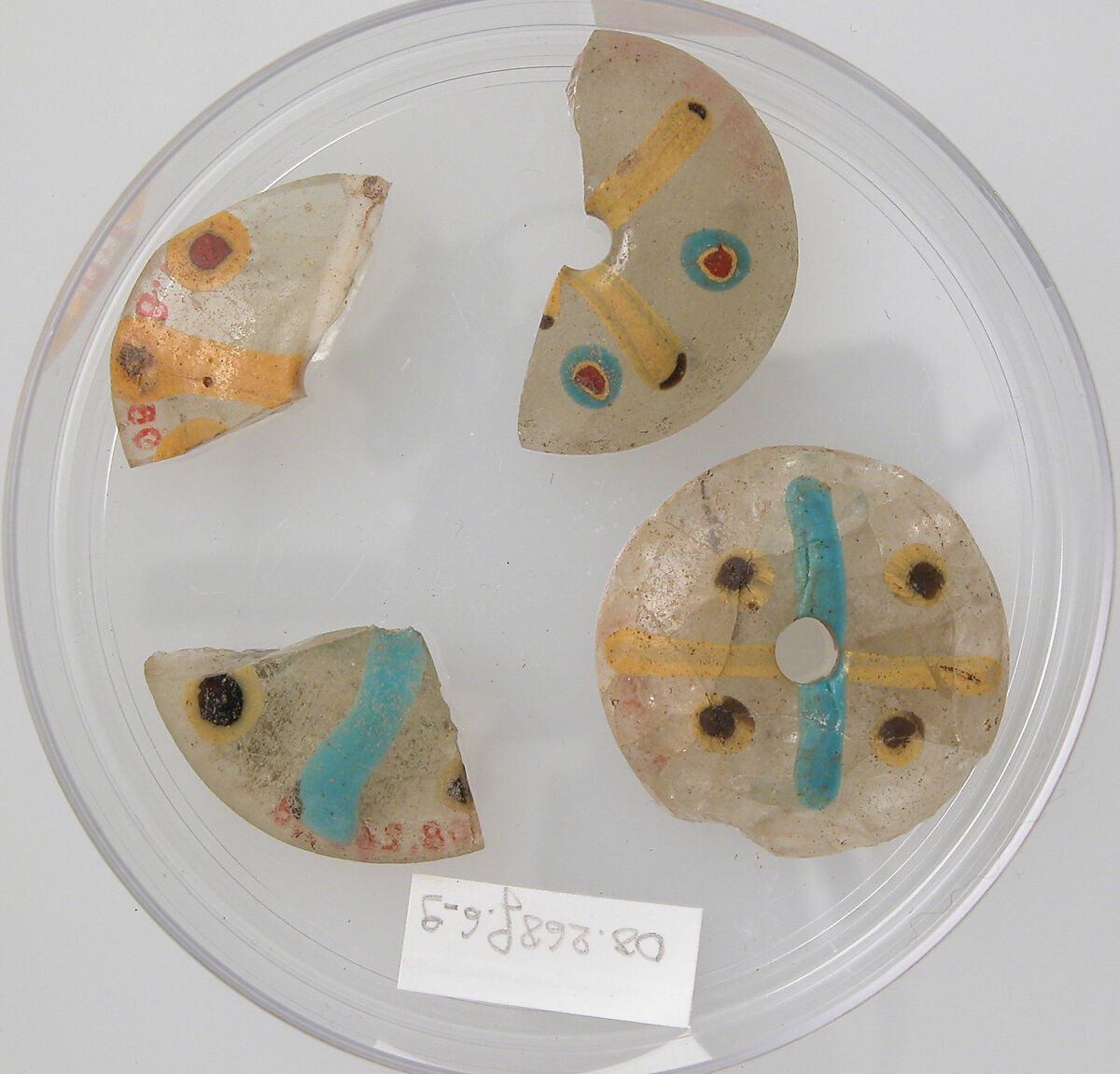Bead Fragments, Glass, Coptic 